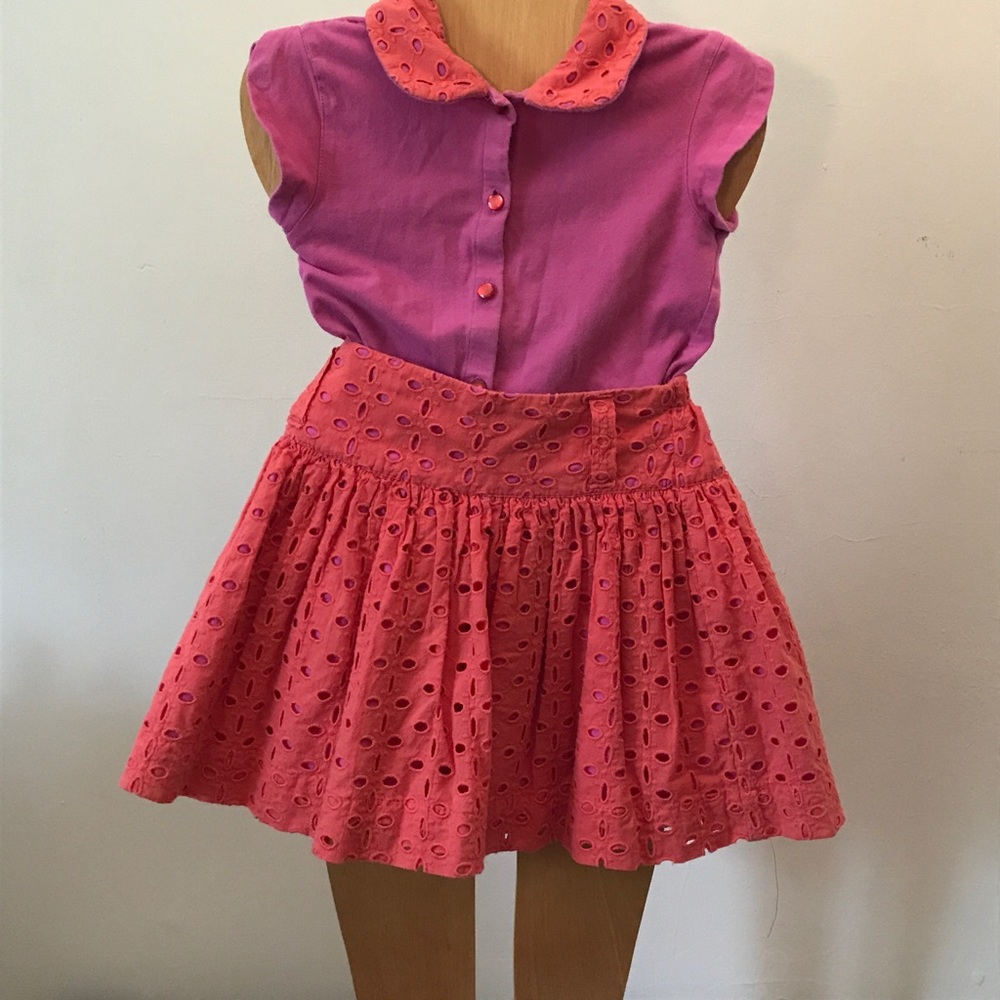 KC Parker shirt and skirt outfit